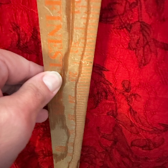 NWT Y2K VINTAGE DRESSBARN 4 Red oriental Inspired woman midi rayon dress - Picture 8 of 13